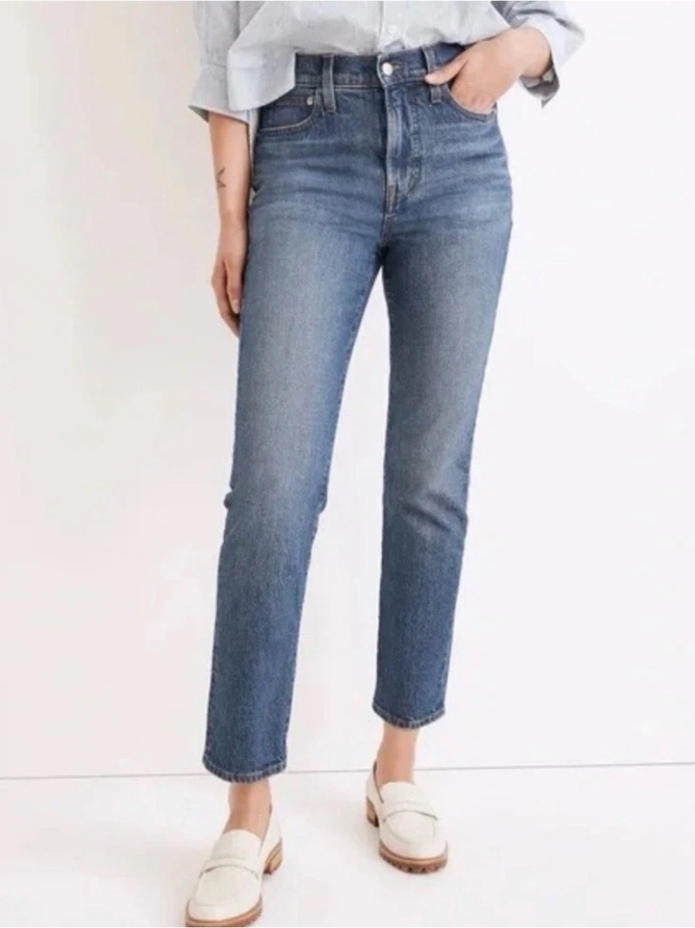 Madewell The Perfect Vintage Crop Jean size 25